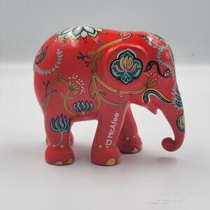 RARE MCAFEE 2012 ELEPHANT PARADE HAND PAINTED MANDALA ART FIGURE LIMITED 60/68
